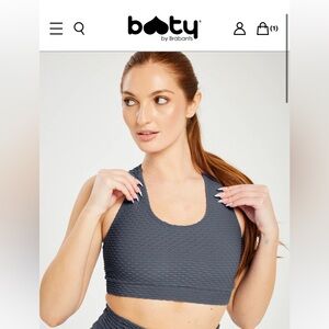 Booty by Brabants Croco Skin Scoop Sports Bra
